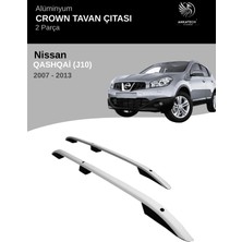 Turtle Nıssan Qashqaı (J10) 2007-2013 Crown Tavan Çıtası -Gri