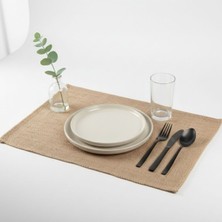 Grand Fine Art 2 Adet Amerikan Servis Jüt Dikdörtgen -Natural Jüt Supla