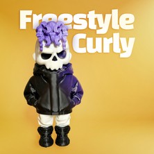 The Shogun Kuru Kafa Freestyle Curly Özel Seri Mor | Özel Seri Koleksiyon Ürünü Oyuncak Figür