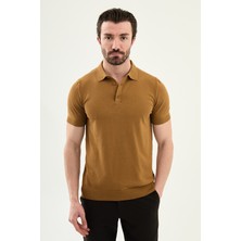 MCR Düz Slim Fit Polo Yaka Erkek Triko T-Shirt