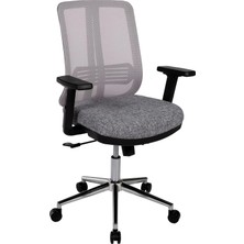 Ofisbazaar Up Fileli Çalışma Koltuğu | Ergonomik Şef ve Toplantı Koltuğu Gri