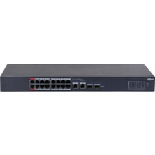 Starseven Dahua CS4218-16ET-190, 16PORT, Megabit, Poe 190W, 2 Port Sfp Gigabit Combo, Cloud Yönetilebilir, Sw