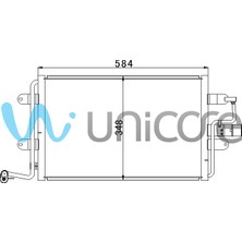 Unıcore Klima Radyatörü Volkswagen Golf4 540*360 1J0820413A/B/D/E