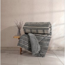 Cotton Box Velvet -Timbre Antrasit- Tek Kişilik Yorgan Çift Taraflı (155X215)