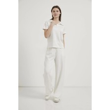 Shopping Shop Kısa Kol Eşofman Takımı Ekru