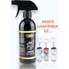 Generic Motor Yağ Temizleyici Sprey 410 Ml +  Disk Fren Anahtarlık Seti