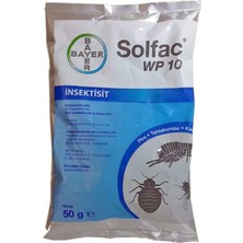 Belirtilmemiş Solfac WP10 Hamam Böceği Pire Sinek Ilacı 50 gr