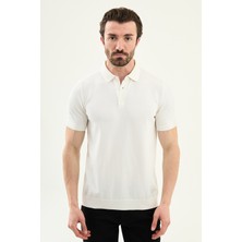 MCR Düz Slim Fit Polo Yaka Erkek Triko T-Shirt