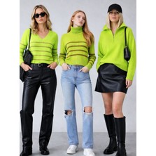 Trendseninle 3lü Triko Kazak Set