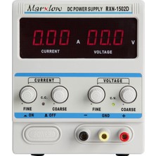 Marxlow RXN-1502D 0-15 Volt 0-2 Amper Arası Trafolu Ayarlı Güç Kaynağı