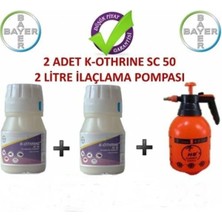 Belirtilmemiş K-Othrine Mega Tarım 2 Adet (Yeni Tarihli) 2 Lt Ilaçlama Pompası Poma Stoğa Bağlı Farklı Gönderilir