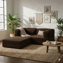 Matta Yeny Fitilli Kadife | Köşe Koltuk | 200X200 Köşe Takımı | Modüler Köşe Takımı | Yataklı L Koltuk