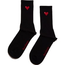 Paul Kenzie Valentine Collection - Soket Çorap - Pixel Love