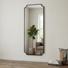 Aypars Atölye Modern Boy Aynası 40X120 cm – Minimalist Siyah Çerçeveli Dekoratif Duvar Aynası 2026 Trend