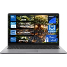 Asus Expertbook P1 P1503CVA Intel® Core™ 5 210H 16GB Ddr5 2tb SSD 15.6"fhd (1920 x 1080) 300NITS WIN11PRO Taşınabilir Bilgisayar P1503CVAC516512G0DEX11