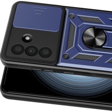 Drnds Newface  Galaxy A37 5g Pars Lens Yüzüklü Silikon - Lacivert