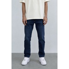 Denim Republic Erkek Lacivert Regular Kot Pantolon Likralı