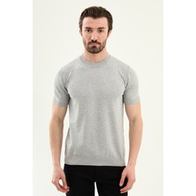MCR Düz Slim Fit Bisiklet Yaka Erkek Triko T-Shirt