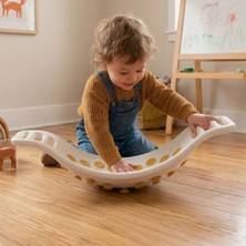 Tinkerflame Wizzy Montessori Denge Tahtası (70x29cm)– Çocuklar İçin Oyun ve Aktivite Tahtası, Enerji Atımı ve Denge Gelişimi