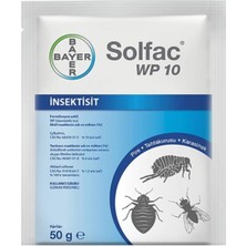 Belirtilmemiş Solfac® Wp 10 - 50 gr Sinek Sivirisinek Hamam Böceği Pire Haşere Ilacı