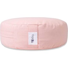 Yogabu Karabuğday Kabuğu Dolgulu Meditasyon Minderi-Pembe