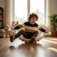 Tinkerflame Wizzy Montessori Denge Tahtası (70x29cm)– Çocuklar İçin Oyun ve Aktivite Tahtası, Enerji Atımı ve Denge Gelişimi