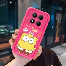 Ucuc Redmi Note 14 Pro Plus+ 5g Uyumlu Pembe Kırmızı Silikon Kılıf Darbeye Dayanıklı Kamera Koruma