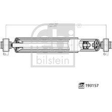 Febi Febı 193157 Amortısor Arka Gazlı. 3.50 Ton Mercedes Sprınter B906 . Vw Crafter 30-35-50 A9063200731-2E0513029N