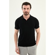 MCR Düz Slim Fit Polo Yaka Erkek Triko T-Shirt