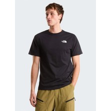 The North Face NF0A8GV2JK31-M Box Celebratıon Tee Siyah Yuvarlak Regular Fit Baskılı Erkek T-Shirt