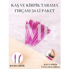 SMB Profesyonel Kaş ve Kirpik Tarama Fırçası 50 Li Paket