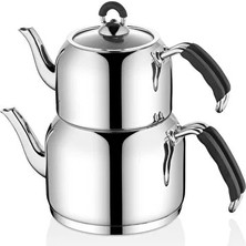 Özkent Lotus Çaydanlık Mega Siyah