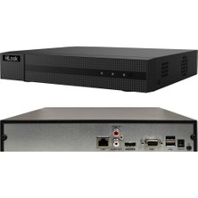 Starseven Hilook NVR-116MH-C, 16KANAL, 8mpix, H265+, 1 HDD Desteği, 1080P Kayıt, 160MBPS Bant Genişliği, Nvr