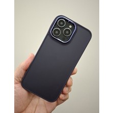 Epro iPhone 14 Pro Max Uyumlu Kamera Koruma Çıkıntılı Arkası Mat Orta Sertlikte Esnek Kaliteli Kılıf