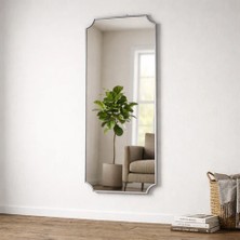 Aypars Atölye Modern Boy Aynası 40X120 cm – Minimalist Gümüş Çerçeveli Dekoratif Duvar Aynası 2026 Trend