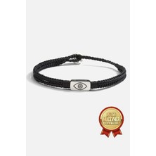 Meks Jewels Gümüş El Işi Göz Temalı Erkek Bilekliği