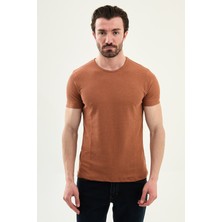 MCR Desenli Slim Fit Kısa Kollu Pamuk Erkek T-Shirt