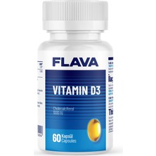FLAVA VİTAMİN D3 - 60 KAPSÜL