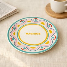 Evidea Kitchen Magique Pasta Tabağı - Renkli - 19 cm