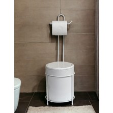 Çöp Kovalı Banyo Wc Kağıtlık - Tuvalet Kağıtlığı
