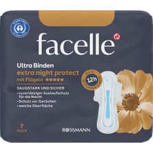 Facelle Ultra Ped Kanatlı Ekstra Gece Koruyucu 7'li