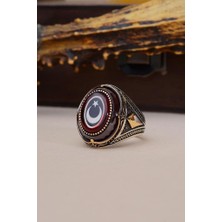 İnnuendo Jewelry 925 Ayar Gümüş Ay Yıldız Erkek Yüzük