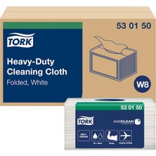 Tork Nonwoven Ağır Kirler Için Beyaz Temizlik Bezi 45'li 8 Paket