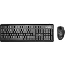 Starseven Emachines, EAK9821S, Siyah, USB Kablolu, Türkçe Q, Klavye Mouse Set