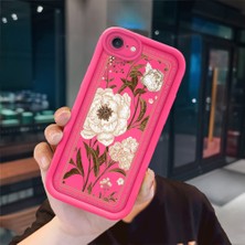 Ucuc iPhone 7/8/se 2020 2022 Uyumlu Pembe Kırmızı Silikon Kılıf Darbeye Dayanıklı Kamera Koruma