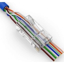 Starseven S-Link SL-COB25P, RJ45, Yeni Nesil Jac, Utp, Cat6, (100LÜ Paket)