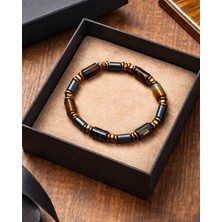 Sufi Tesbih Esans Ve Hediyelik Doğal Akik Taşı Bileklik – El Yapımı Şık Tasarım | Enerji Dengeleyici & Unisex Premium Bileklik