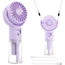 Pileli Store Dönen Su Sisli El Fanı – 4 Kademeli Rüzgar, Şeffaf Su Haznesi, Sessiz Çalışma