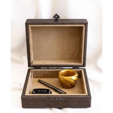 Shansora Design Suni Deri Kaplamalı Anı Kutusu, Hediyelik, Çok Amaçlı Kutu