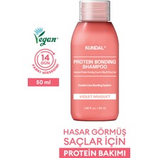 Yoğun Onarıcı ve Isı Koruyucu Bakım Şampuanı Kundal Protein Bonding Shampoo 50ML Violet Muguet